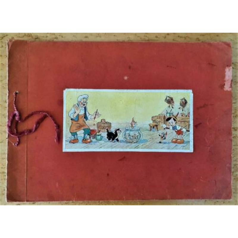 Disney: De Beukelaer’s Album Pinocchio–125 chromos–jaren 40