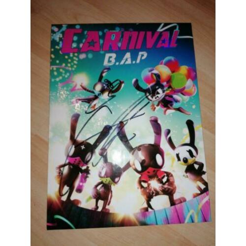 B.A.P carnaval album gesigneerd