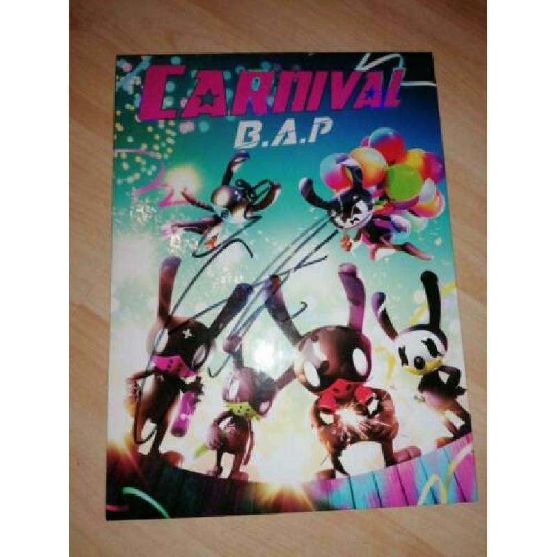 B.A.P carnaval album gesigneerd