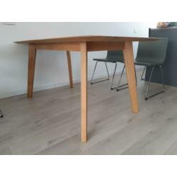 Eiken tafel eetkamer, heel mooi design