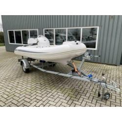 Grand Golden Line Tender 380 RIB 2017 50 pk Honda en trailer