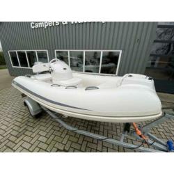 Grand Golden Line Tender 380 RIB 2017 50 pk Honda en trailer