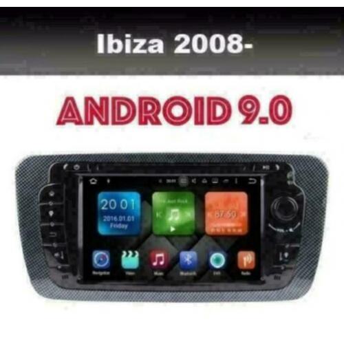 Seat Ibiza 6J navigatie android 9.0 wifi dab+ carkit carplay