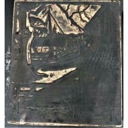 Lino platen Hoornse kunstenaar A-V