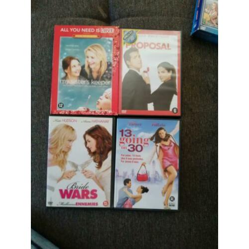 40 DVD's Alles voor €100,- of €3,- p. Stuk