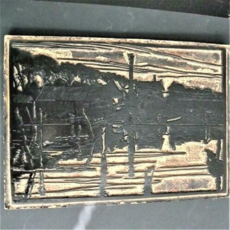 Lino platen Hoornse kunstenaar A-V