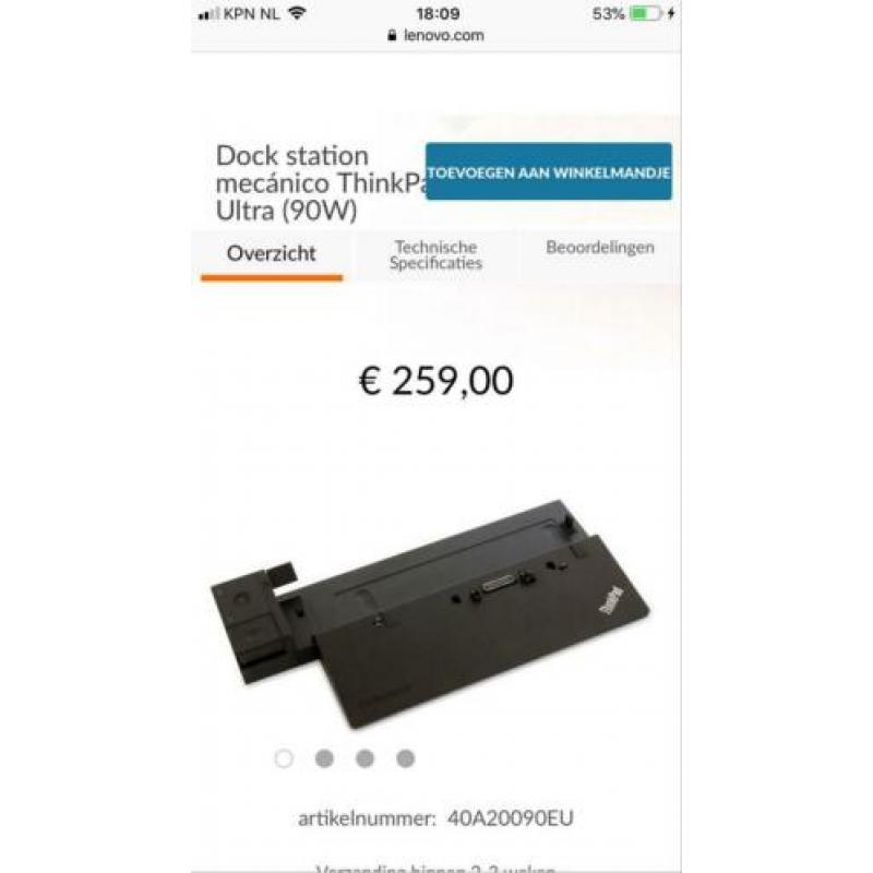 lenovo thinkpad ultra dochking station
