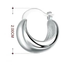 925 sterling zilveren bal creolen