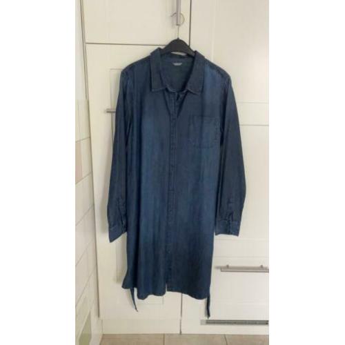 Hema spijker jeans jurk L met zakken