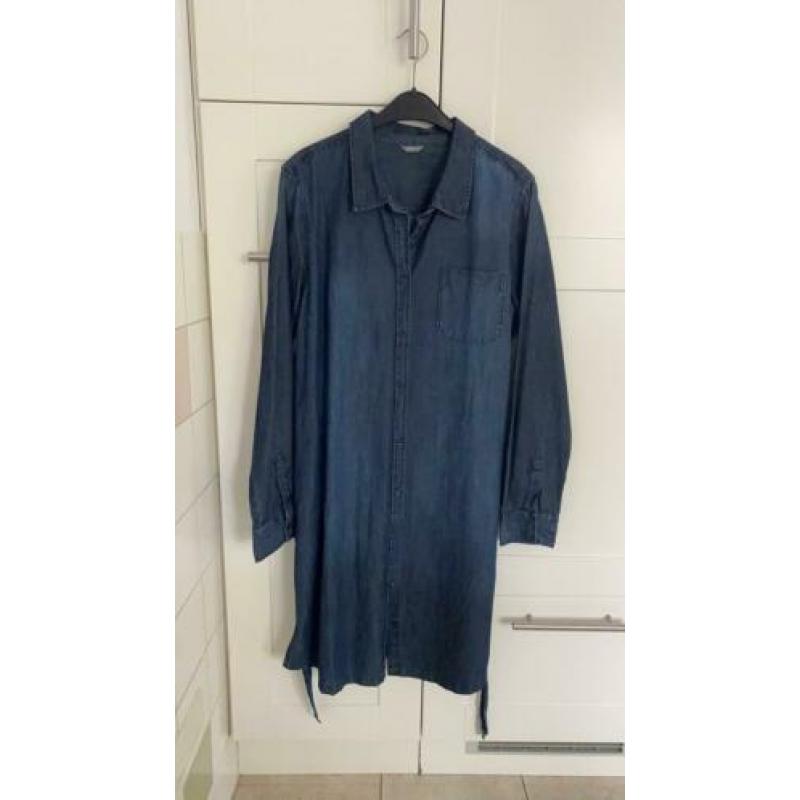 Hema spijker jeans jurk L met zakken