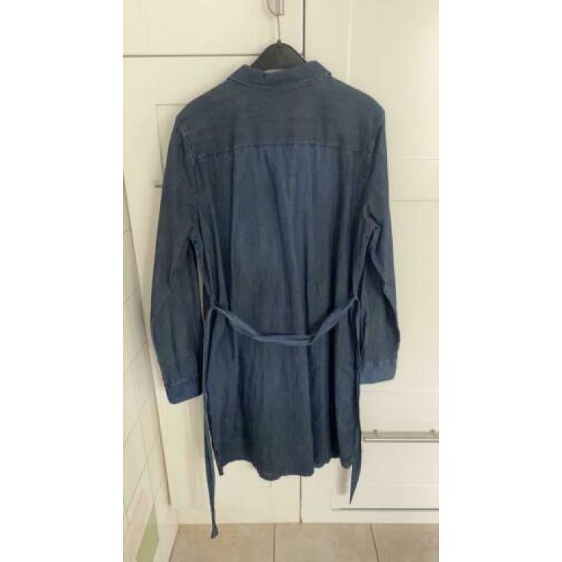 Hema spijker jeans jurk L met zakken