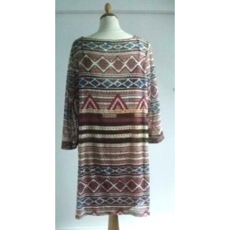 Leuke jurk van Caroline Biss met gestreepte print 44 / 46