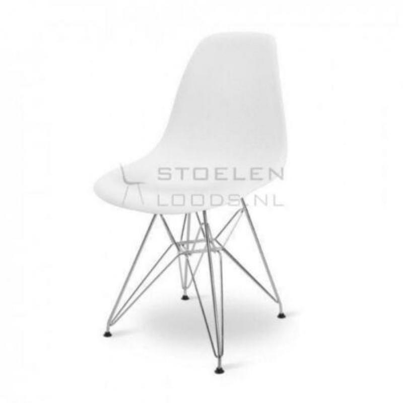 Eames stoel DSR *NIEUW* eetkamerstoel | kuipstoel *WIT*