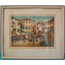 Markt in Menton - Eugène Rensburg