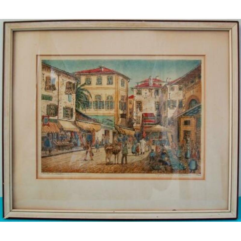 Markt in Menton - Eugène Rensburg