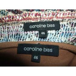 Leuke jurk van Caroline Biss met gestreepte print 44 / 46