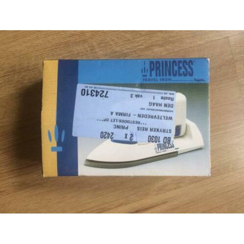 Vintage reis strijkijzer Princess reisstrijkijzer