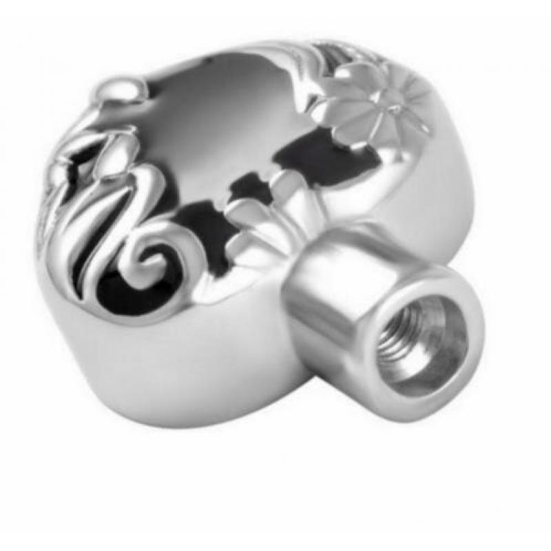 As hanger, As urn, As sieraad een Hart met zilver en zwart