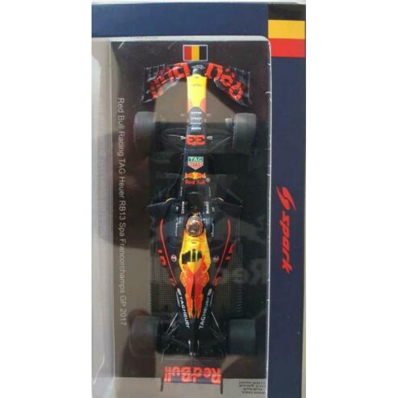 Max Verstappen Limited edition Spark Spa 2017 & Silverstone
