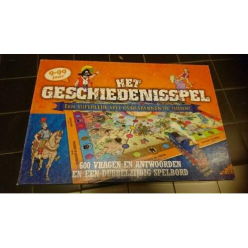 Het geschiedenisspel, een leerzaam en leuk bordspel!
