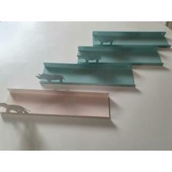 4 wandplankjes sostrene grene roze mint