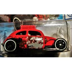 Heel fijn VW VOLKSWAGEN KEVER BRIL DRAGSTER HOT WHEELS 1/64