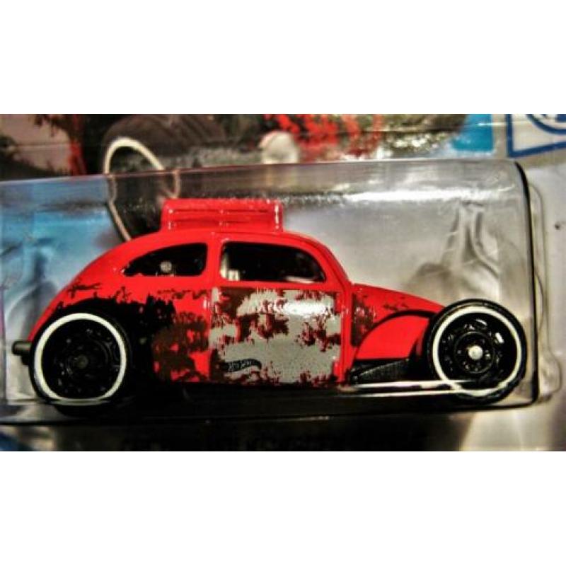 Heel fijn VW VOLKSWAGEN KEVER BRIL DRAGSTER HOT WHEELS 1/64