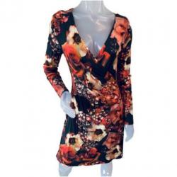 Amania M viscose stretch print jurkje - 40