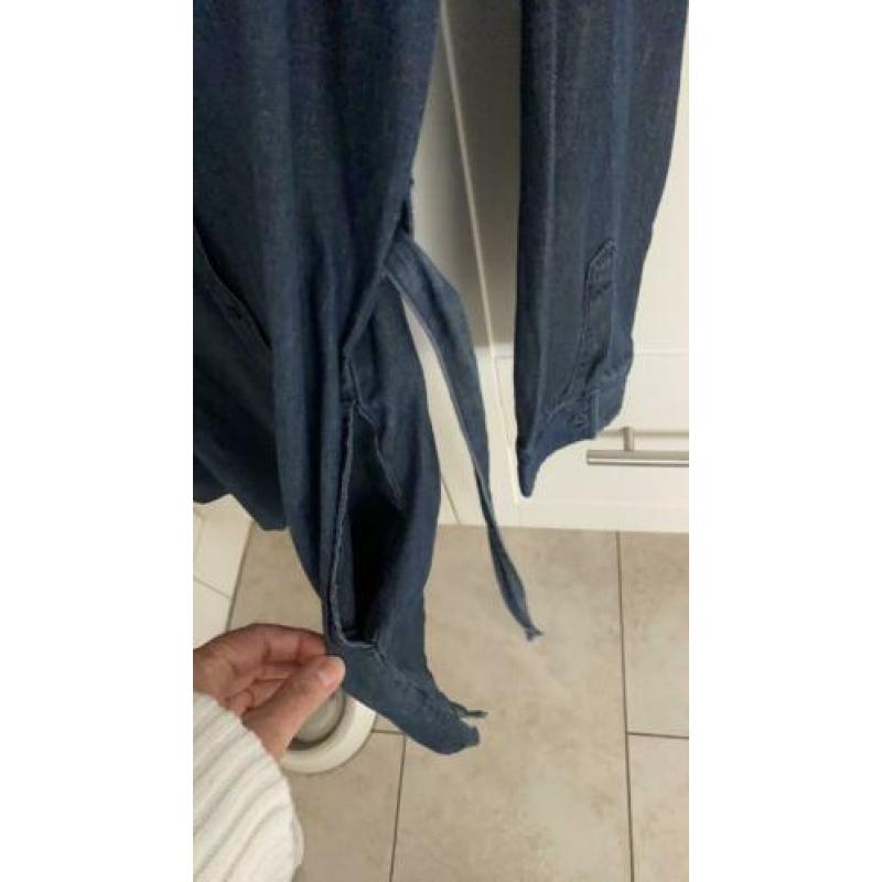 Hema spijker jeans jurk L met zakken