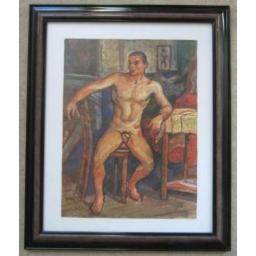 ==ca 1930==HERMAN BIELING 1887-1964==mannelijk naakt==