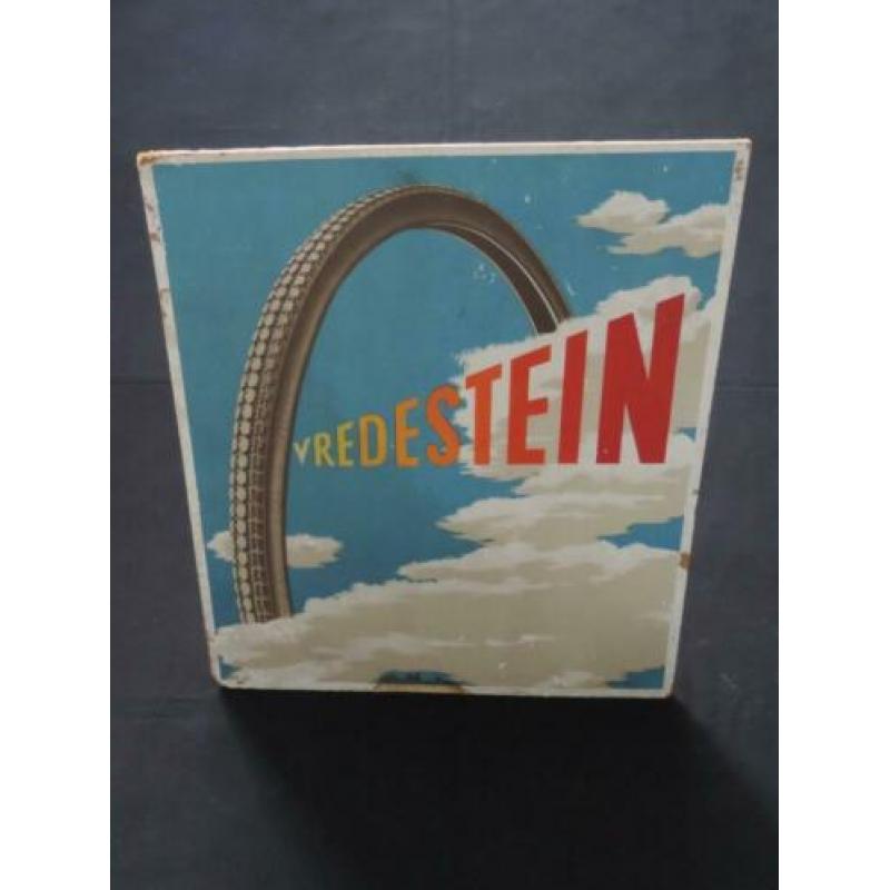 Vredestein Reclamebord Jaren '50 , zeldzaam