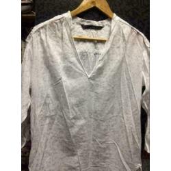 Wit zara blouse, maat; m