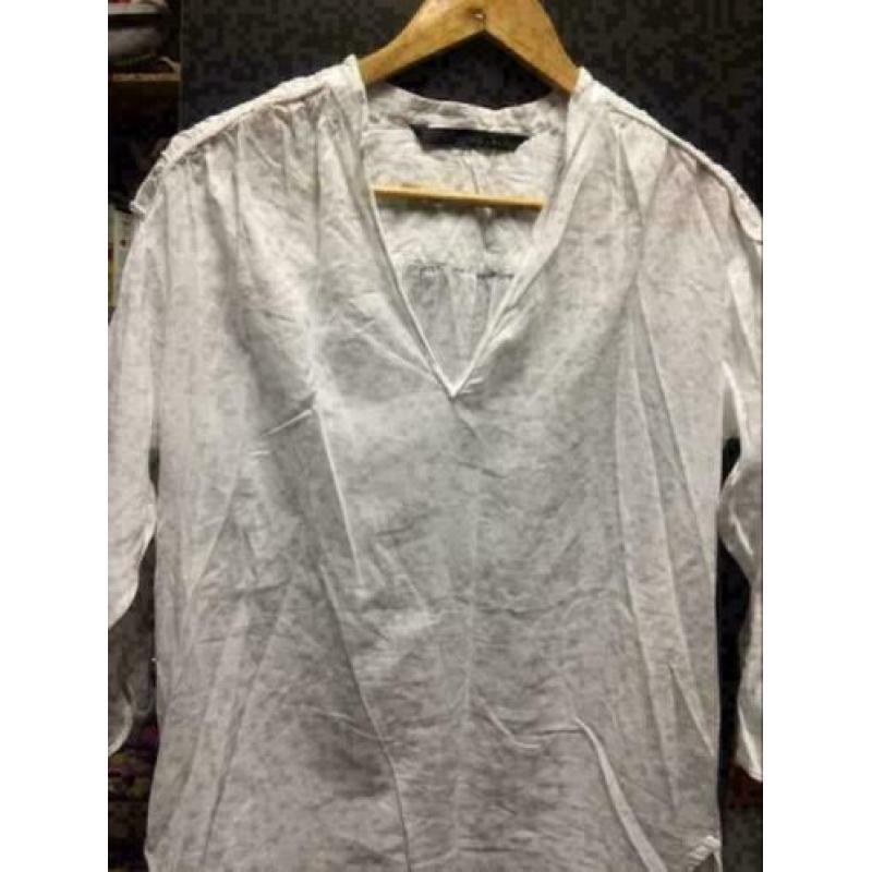 Wit zara blouse, maat; m