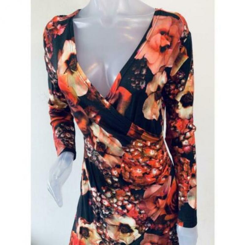 Amania M viscose stretch print jurkje - 40