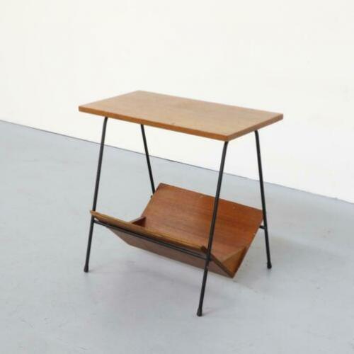 Vintage Design Bijzettafel/ lectuurtafel Pastoe Minimalist