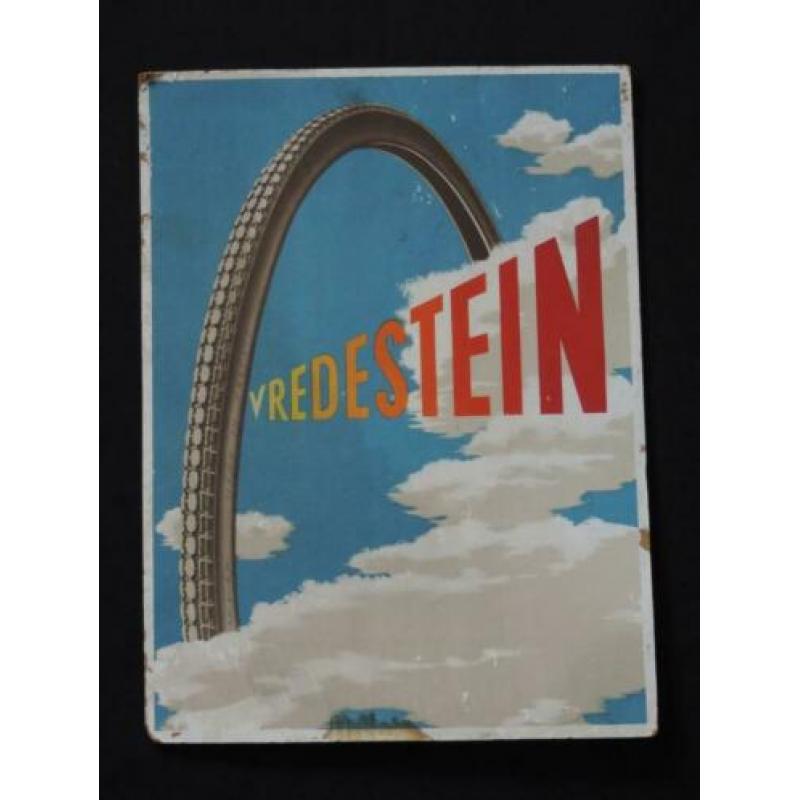 Vredestein Reclamebord Jaren '50 , zeldzaam