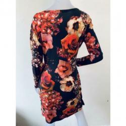 Amania M viscose stretch print jurkje - 40