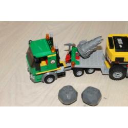 lego dieplader met graafmachine 4203