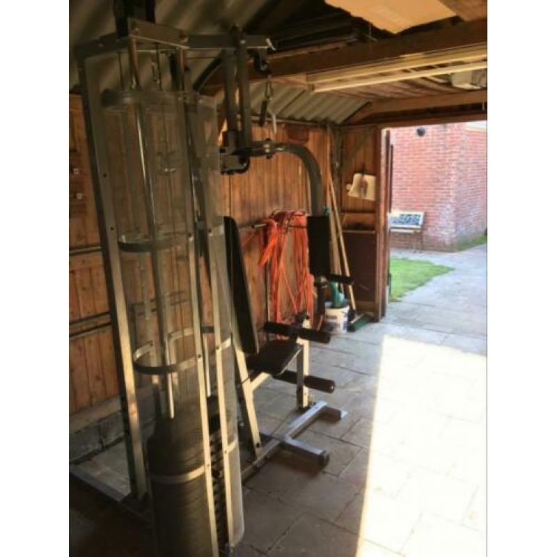 Krachtstation lat pulley halterbank