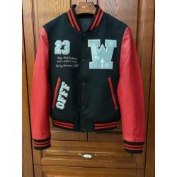 Off White Varsity Jacket Maat L - Nieuw - patta yeezy bape