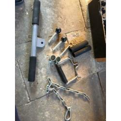 Krachtstation lat pulley halterbank