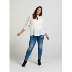 6032 romantische blouse van ZAY - maat XL (54/56)