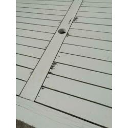 Massief houten tuintafel 150x86