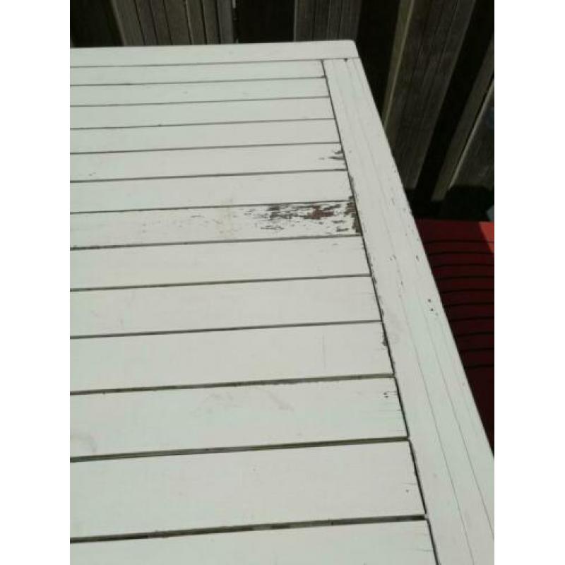 Massief houten tuintafel 150x86