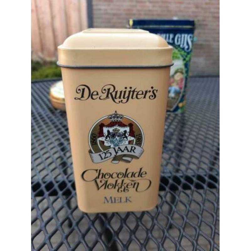 Blkk De Ruijter chocoldevlokken melk 125 jaar goede staat