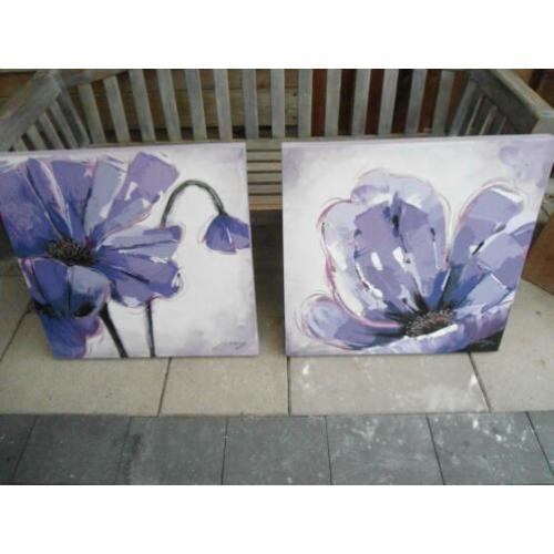 2 Moderne Schilderijen
