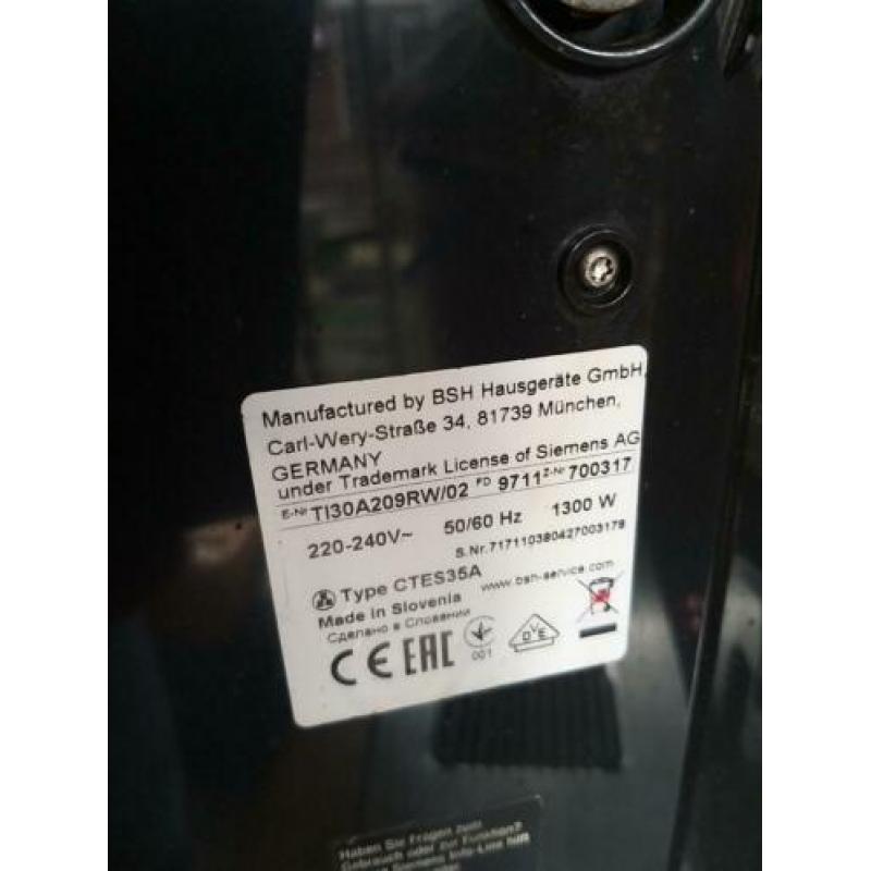 Te koop: Siemens EQ3 volautomatische koffie-/espressomachine