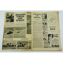 Duitse ww2 propaganda magazine in leuke gebruikte staat
