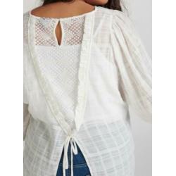 6032 romantische blouse van ZAY - maat XL (54/56)
