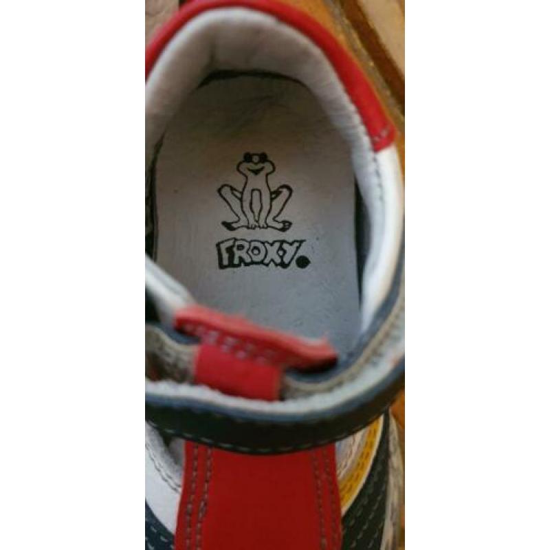 Mooie lederen Froxy kinderschoenen mt 20 in stoere kleuren!